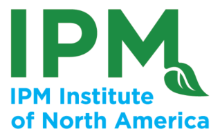 Green and blue IPM Logo white background