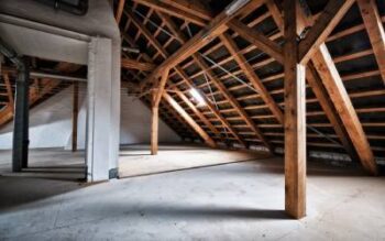 Inspecting an attic for pests in LA - Ja-Roy Pest Control